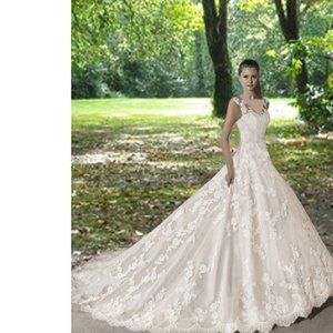 Pronovias Wedding Bridal Dress Gown Size 10